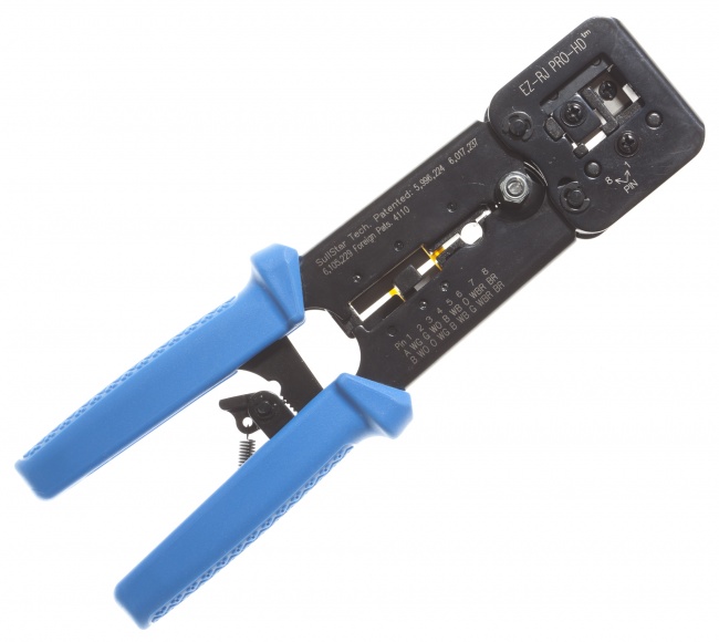 Durable EZ RJ45 CAT5 CAT6 8P8C Crimper Network Tools Alicates EZ RJ12 Cable  Stripper Clamp